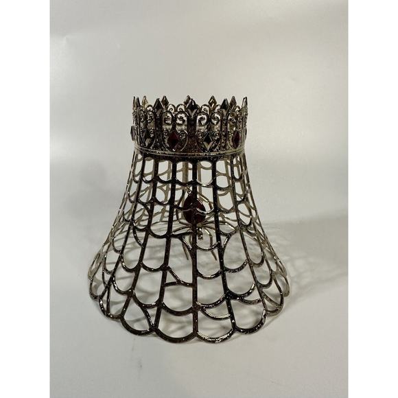 Bath & Body Works Spiderweb Pedestal Single Wick Candle Holder NEW Halloween '23 - Picture 1 of 7